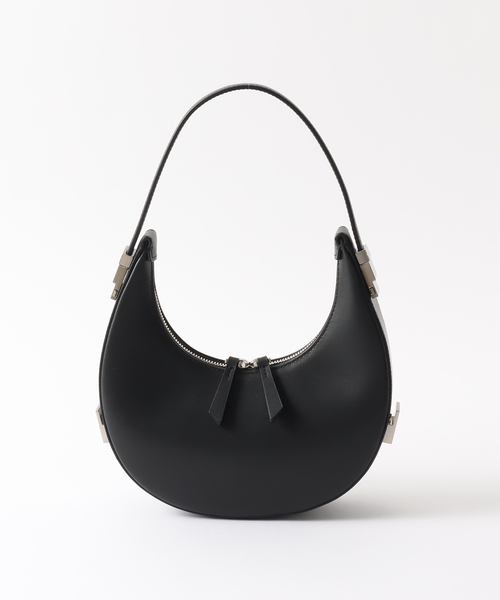 美品♡オソイ　TONI MINI ショルダーバッグ　ハーフムーン　黒　トニーミニ 美品♡オソイ TONI MINI ショルダーバッグ ハーフムーン 黒