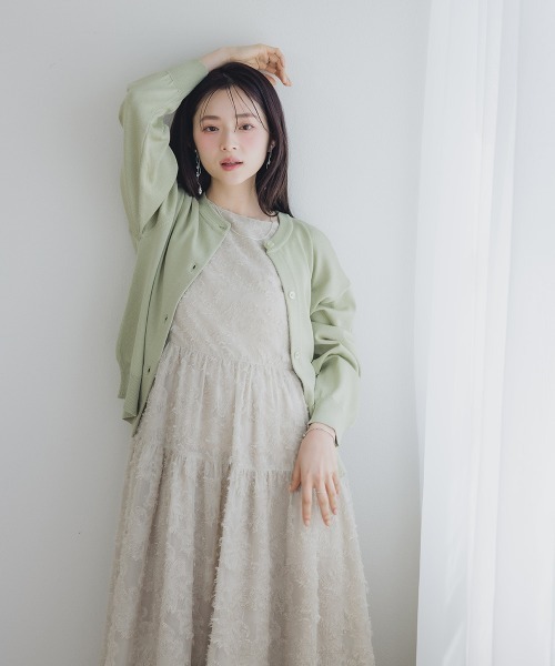 Petitjo カーディガン 小さいサイズ 接触冷感ニットカーディガン