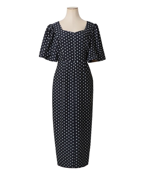 Julia Boutique（ジュリアブティック） ワンピース ドット柄バルーン