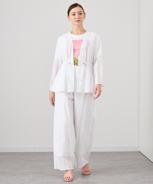 ANAYI（アナイ） ワイドパンツ パンツ 「セットアップ対応商品」レース