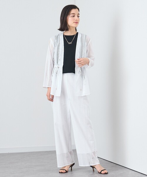 ANAYI パンツ 「セットアップ対応商品」レース刺繍タックパンツ レディース : ZOZOTOWN Yahoo!店 - 通販 - Yahoo ...