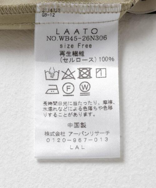 LAATO（ラート） サロペット オーバーオール short cami salopette 