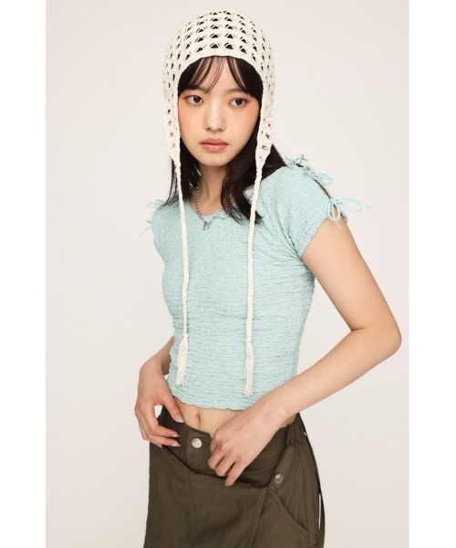 tシャツ 2wayジップトップス レディース LAGUA GEM | HOODIE 2PIECE トップス (Tシャツ・カットソー(長袖
