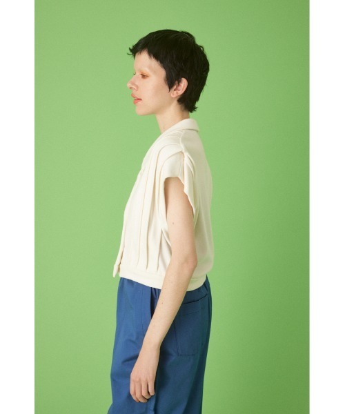 HeRIN.CYE Collar cut tops カラーカットトップス レディース