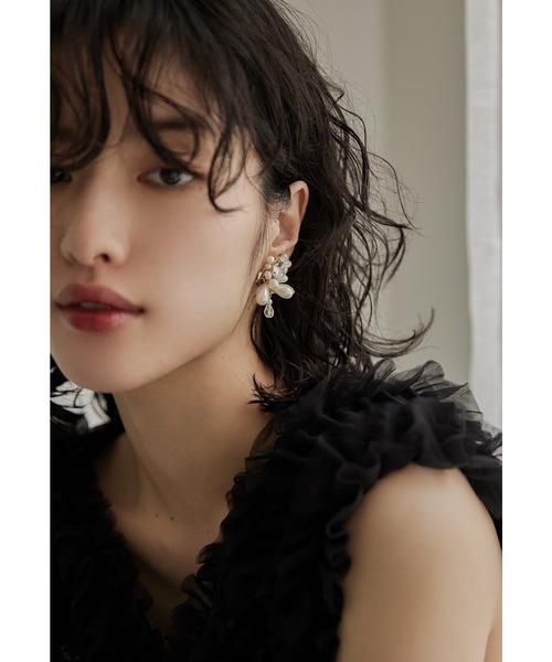 niana（ニアナ） イヤリング ビジューパールイヤリング 結婚式