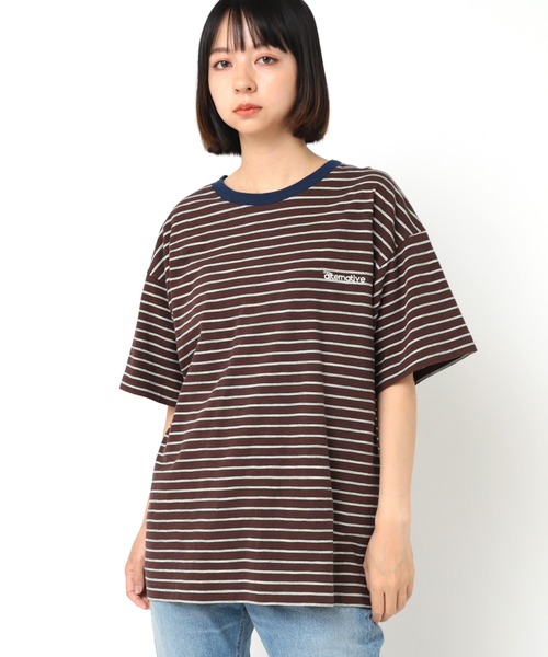 tシャツ M2307 ネップボーダーBIG T レディース RNA tシャツ M2307 ネップボーダーBIG T レディース : ZOZOTOWN