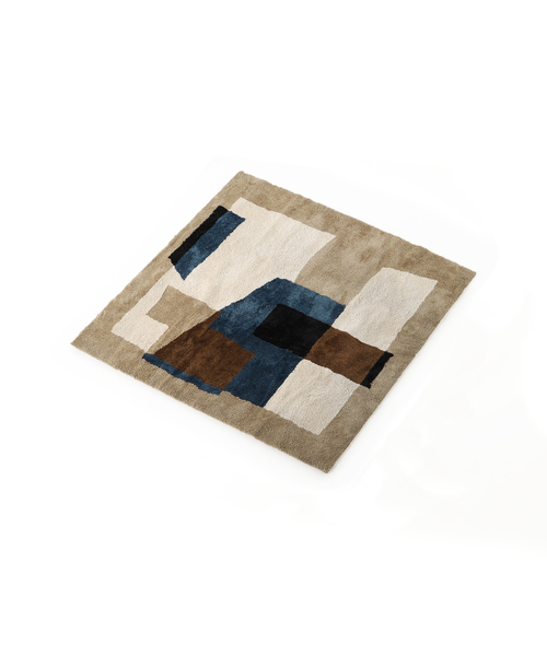 ラグ ラグマット GEOMETRIC RUG 200&times;200　ジオメトリックラグ