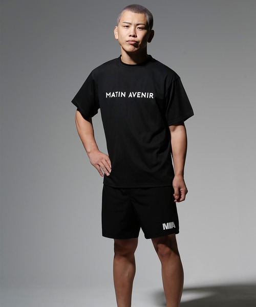 MATIN AVENIR(マタンアヴニール) ショートパンツ ブラック XL BOTTOMS | Matin Avenir