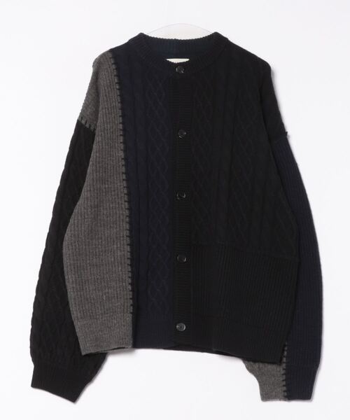 Wizzard（ウィザード） カーディガン ウィザード / PATCHWORK KNIT