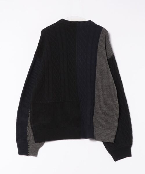 Wizzard（ウィザード） カーディガン ウィザード / PATCHWORK KNIT