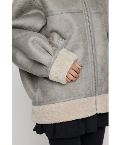 LAGUA GEM（ラグアジェム） ムートンコート ボアコート VINTAGE OVER