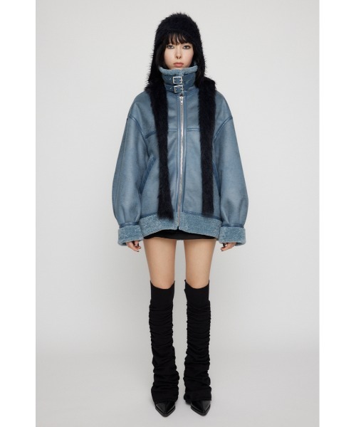 LAGUA GEM（ラグアジェム） ムートンコート ボアコート VINTAGE OVER