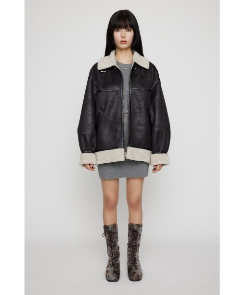 LAGUA GEM（ラグアジェム） ムートンコート ボアコート VINTAGE OVER