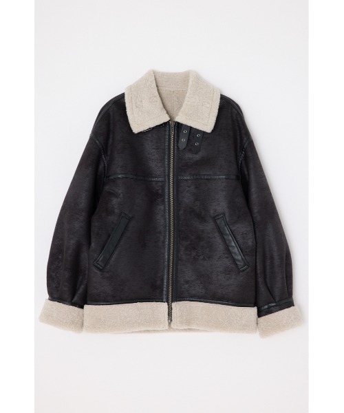 LAGUA GEM（ラグアジェム） ムートンコート ボアコート VINTAGE OVER