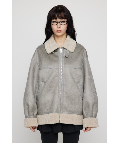 LAGUA GEM（ラグアジェム） ムートンコート ボアコート VINTAGE OVER