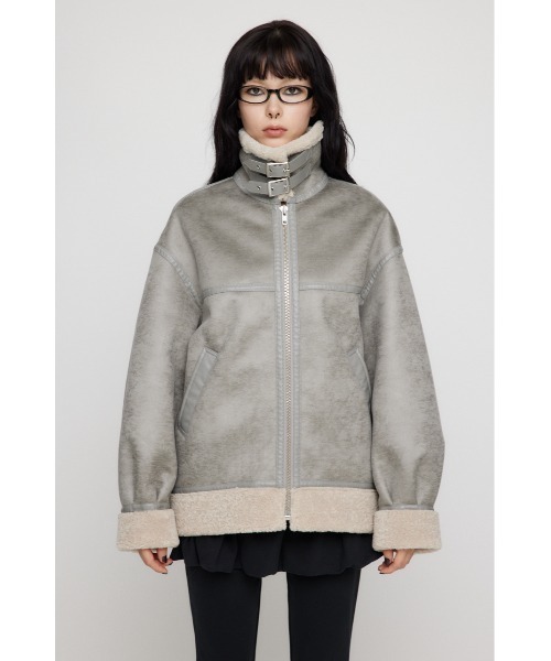 LAGUA GEM（ラグアジェム） ムートンコート ボアコート VINTAGE OVER