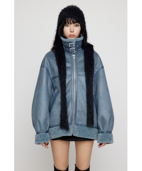 LAGUA GEM（ラグアジェム） ムートンコート ボアコート VINTAGE OVER