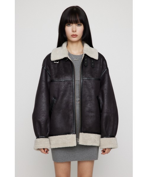 LAGUA GEM（ラグアジェム） ムートンコート ボアコート VINTAGE OVER