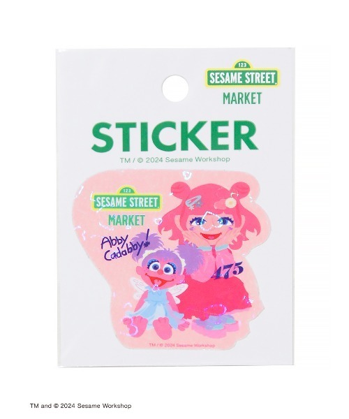 SESAME STREET（セサミストリート） ステッカー 「ピンクがいっぱい