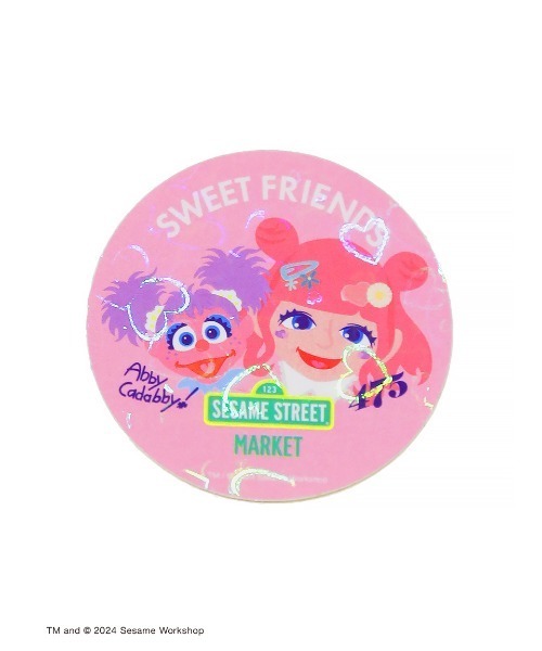 SESAME STREET（セサミストリート） ステッカー 「ピンクがいっぱい