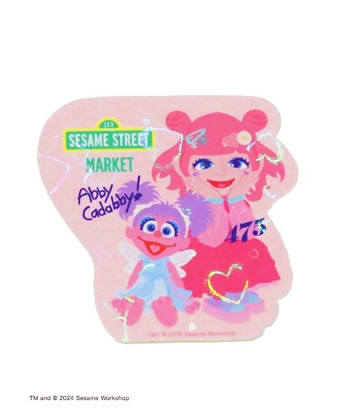 SESAME STREET（セサミストリート） ステッカー 「ピンクがいっぱい