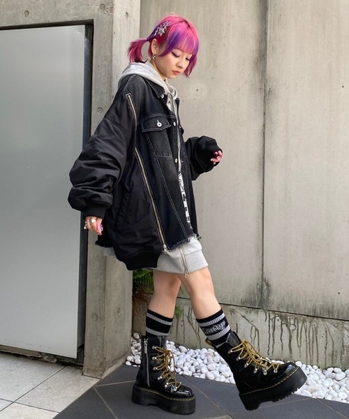 Candy Stripper デニムジャケット gジャン COMBINED DENIM