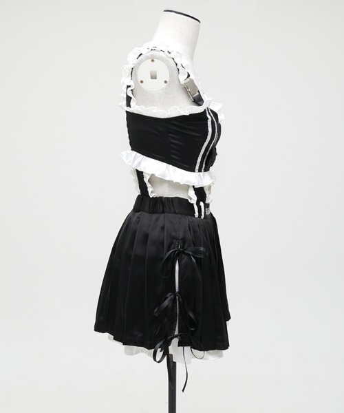 ACDCRAG×kuua 3点セット アウター＋ビスチェ＋スカート REFLEM セットアップ 「REFLEM×kuua SPECIAL COLLABORATION