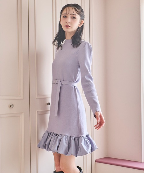 31 Sons de mode ワンピース バルーンフリルミニワンピース