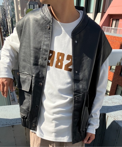 CREARE -LINO- tシャツ 「ユニセックス」フロッキー加工 ナンバーロゴ