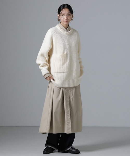 NANO universe（ナノ・ユニバース） ニット セーター ポケット