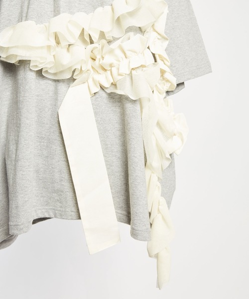 gomme tシャツ 24/-天竺 フリルT レディース メンズ : ZOZOTOWN