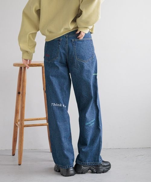 LOWRYS FARM　yuw デニムオーバーオールパンツ　Mサイズ LOWRYS FARM yuw デニムオーバーオールパンツ Mサイズ LOWRYS