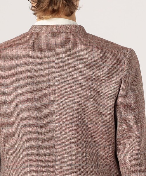 TOMORROWLAND collection ジャケット ノーカラージャケット メランジ