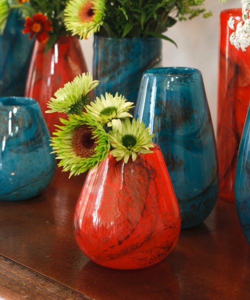 DULTON（ダルトン） 花瓶 GLASS VASE 160 CIELO/マーブル柄 フラワー