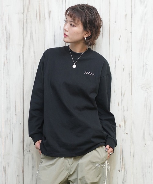 tシャツ RVCA/ルーカ バンダナ柄ロンT BF043-051 レディース RVCA tシャツ RVCA/ルーカ バンダナ柄ロンT BF043-051