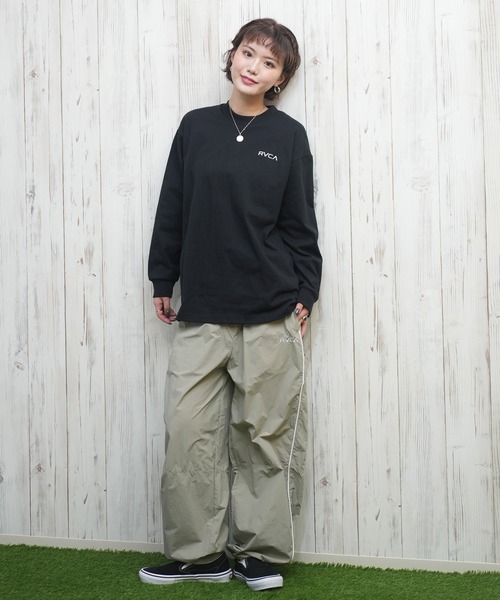 tシャツ RVCA/ルーカ バンダナ柄ロンT BF043-051 レディース RVCA tシャツ RVCA/ルーカ バンダナ柄ロンT BF043-051