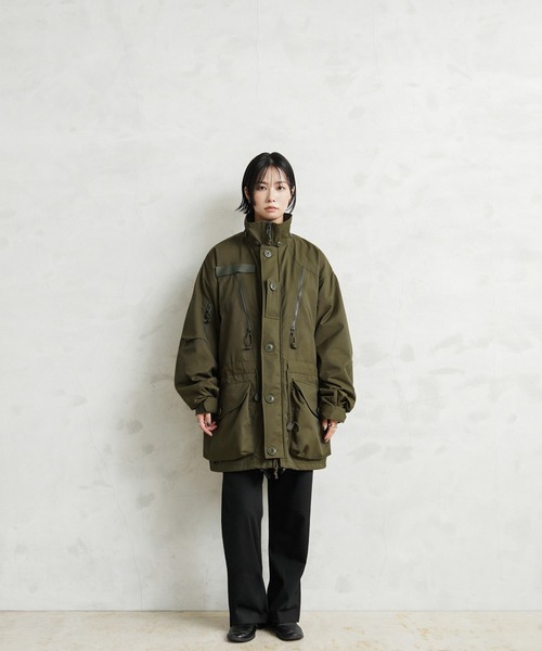 カナダ軍 IECS ジャケット ミリタリーコート 古着 フード内蔵 パッカブル