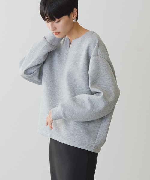 【洗える】スキッパーポンチョプルオーバー AMERICAN HOLIC トレーナー スウェット スキッパーポンチプル
