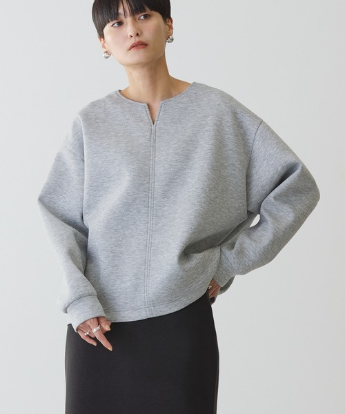 CANALJEAN スキッパースウェットプルオーバー 38 AMERICAN HOLIC トレーナー スウェット スキッパーポンチプル