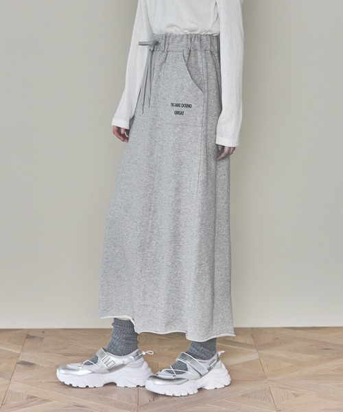 LAKOLE（ラコレ） スカート 裏毛刺繍ナロースカート / 310589