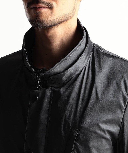 NICOLEメンズジャンパー マイクロスウェードダウンブルゾン｜ダウン/中綿｜ニコル公式通販