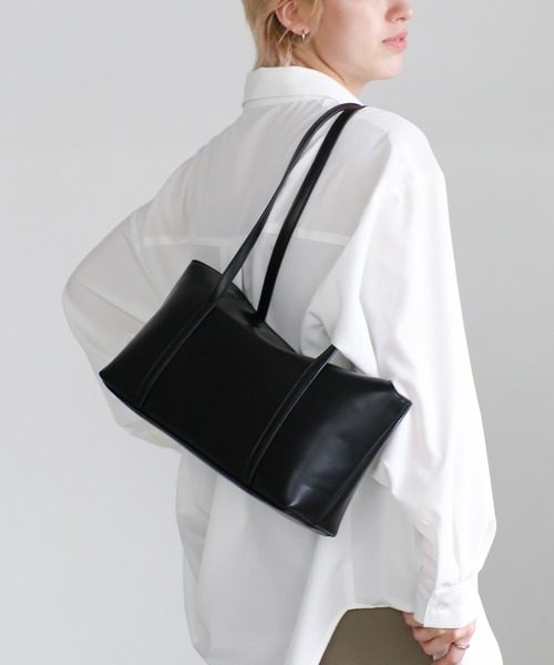バッグ ma Opal Leather Petite Metro Tote Deluxe