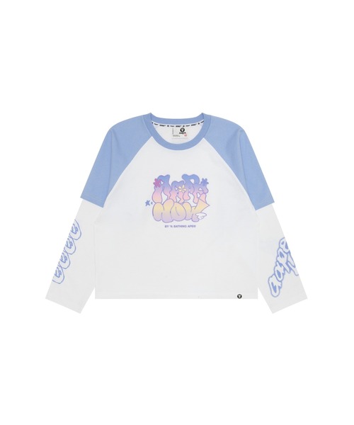 tシャツ AAPE MAIN LONG SLEEVE TEE レディース