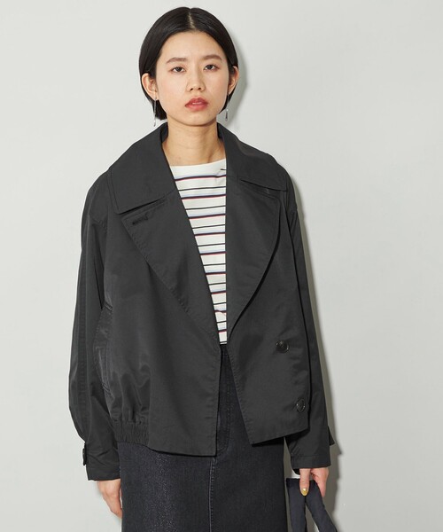 【美品】値下げ不可 CITEN トレンチライクショートブルゾン CITEN トレンチコート コート 「CITEN」トレンチライクショート