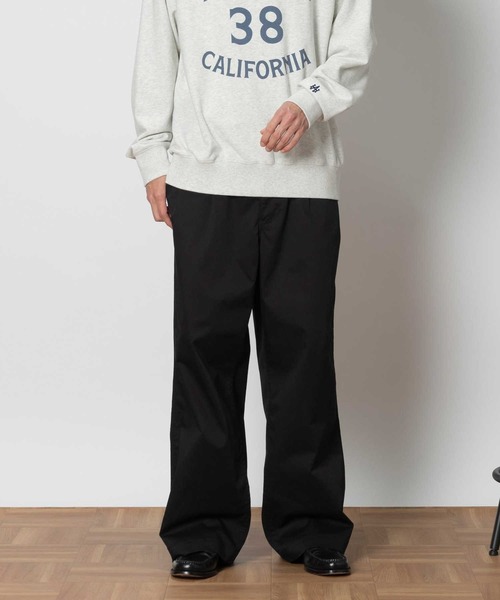 BACK NUMBER パンツ 「BACK NUMBER」ストレッチワイドトラウザー