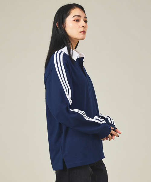 adidas アディダス originals RUGBY SHIRT ポロシャツ adidas ポロシャツ 「adidas originals/アディダスオリジナルス