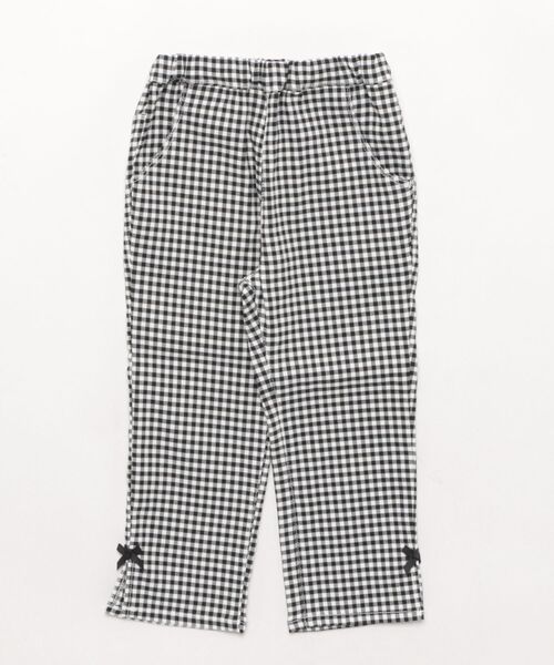 Crescent パンツ デニム・ギンガムチェック7分丈カプリパンツ