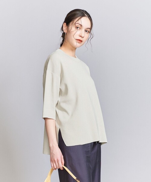 BEAUTY&amp;YOUTH UNITED ARROWS - BY ハーフジップ ニット プルオーバー ハーフジップ ニット プルオーバー