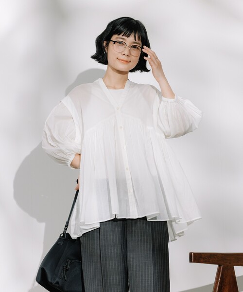 ブラウス シャツ インド ボイルスキッパーシャツ レディース | FREAK'S STORE | 01