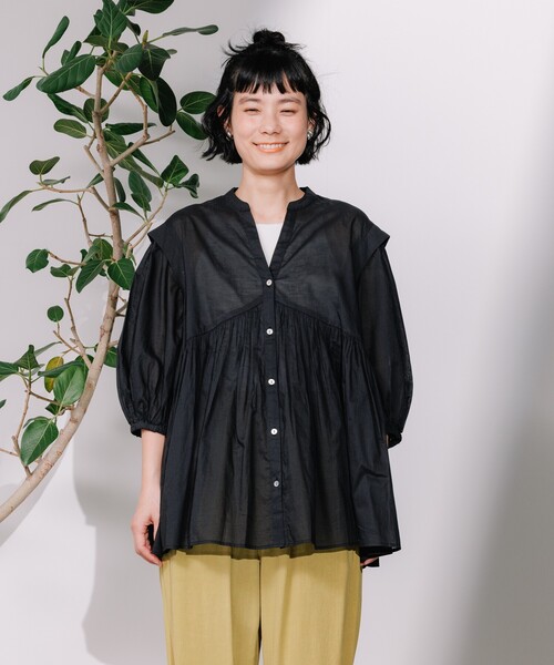 ブラウス シャツ インド ボイルスキッパーシャツ レディース | FREAK'S STORE | 18